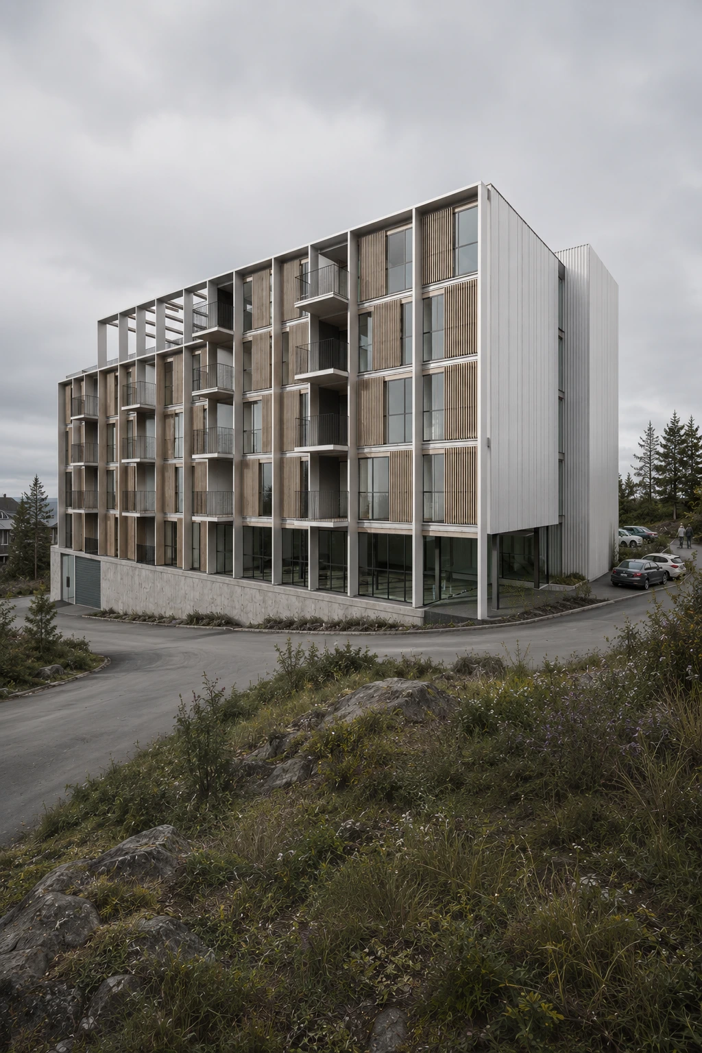 Edificio en Pontevedra · Perspectiva 04